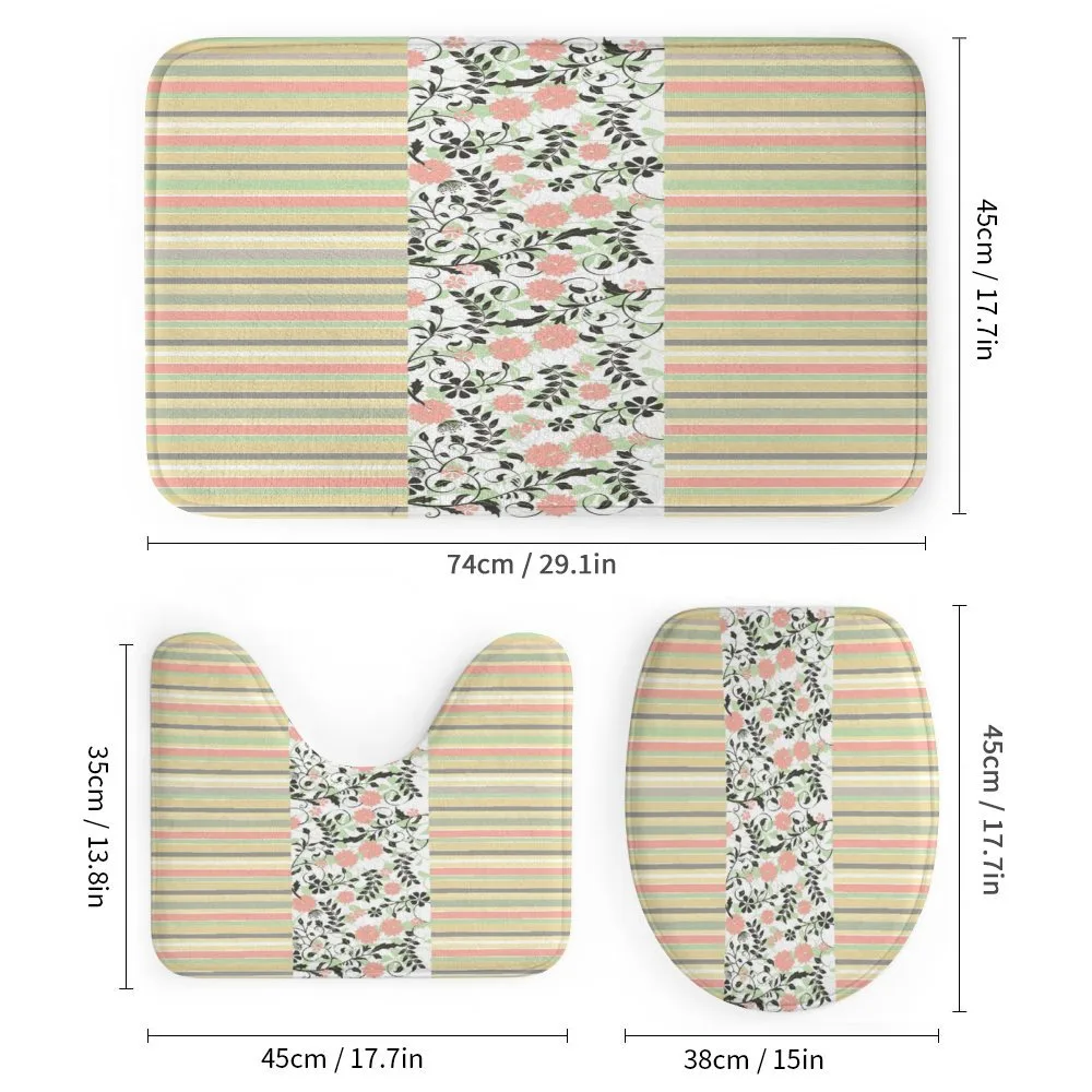 Floral Ornate and Stripes — Detail 1