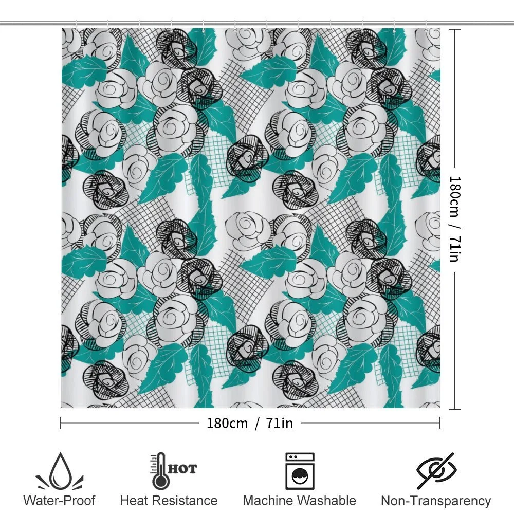 Modern Roses Sketch Art — Detail 2
