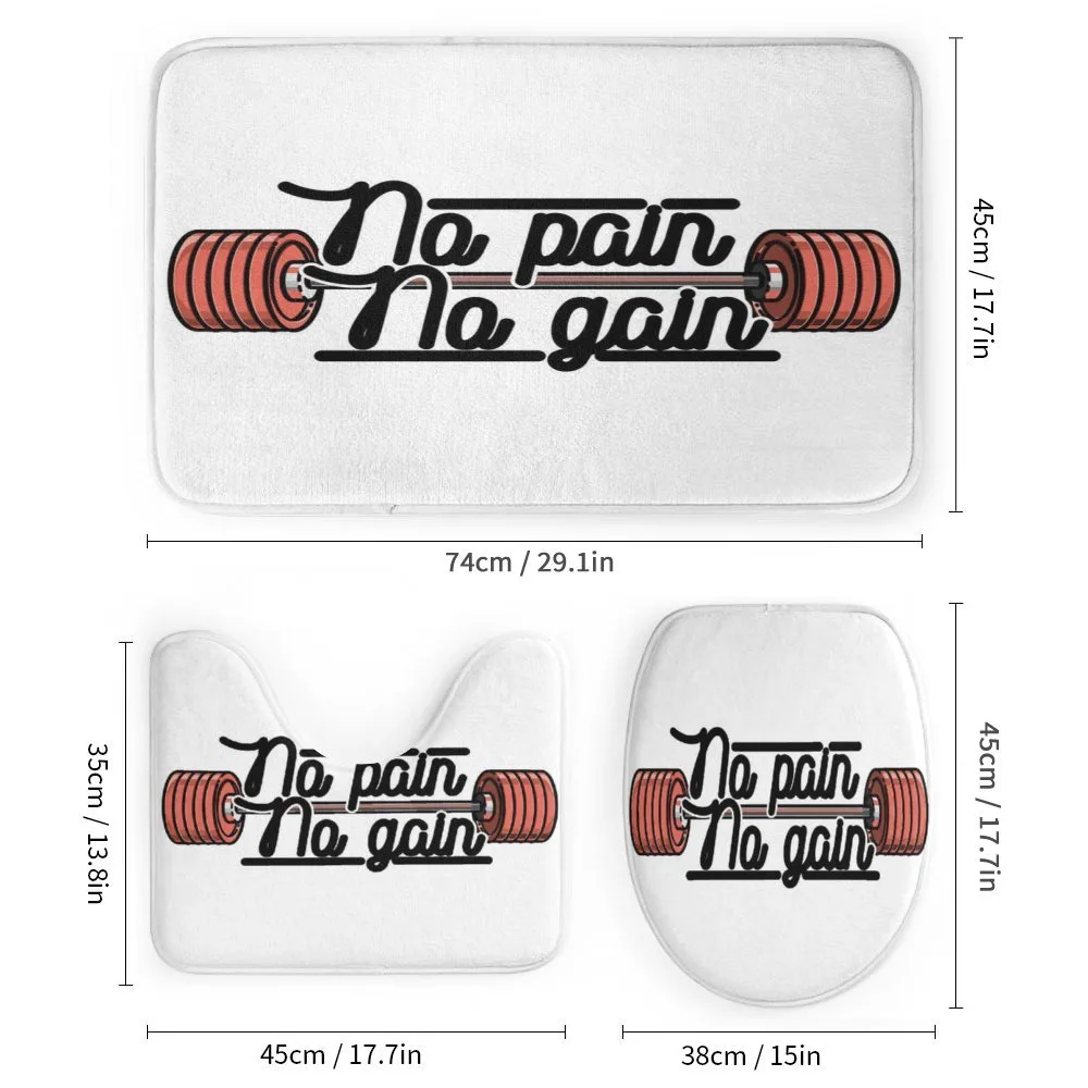 No Pain No Gain Sign — Detail 1