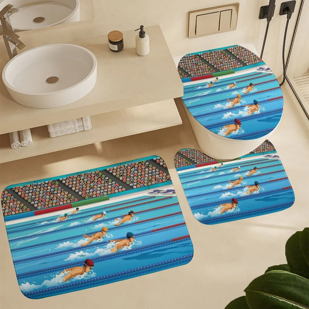 Olympics Swimming Race — Detail 5