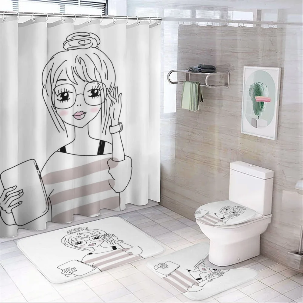 Sketchy Hipster Girl Tablet — Your design