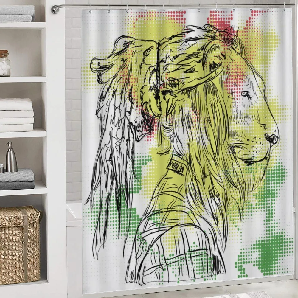 Sketchy Lion Head Digital — Detail 4
