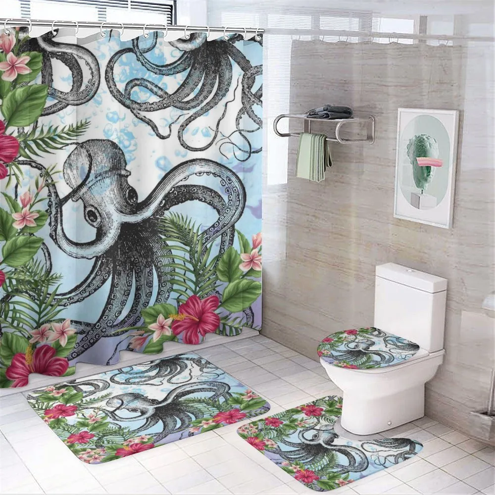 Tropic Hibiscus and Octopus — Your design