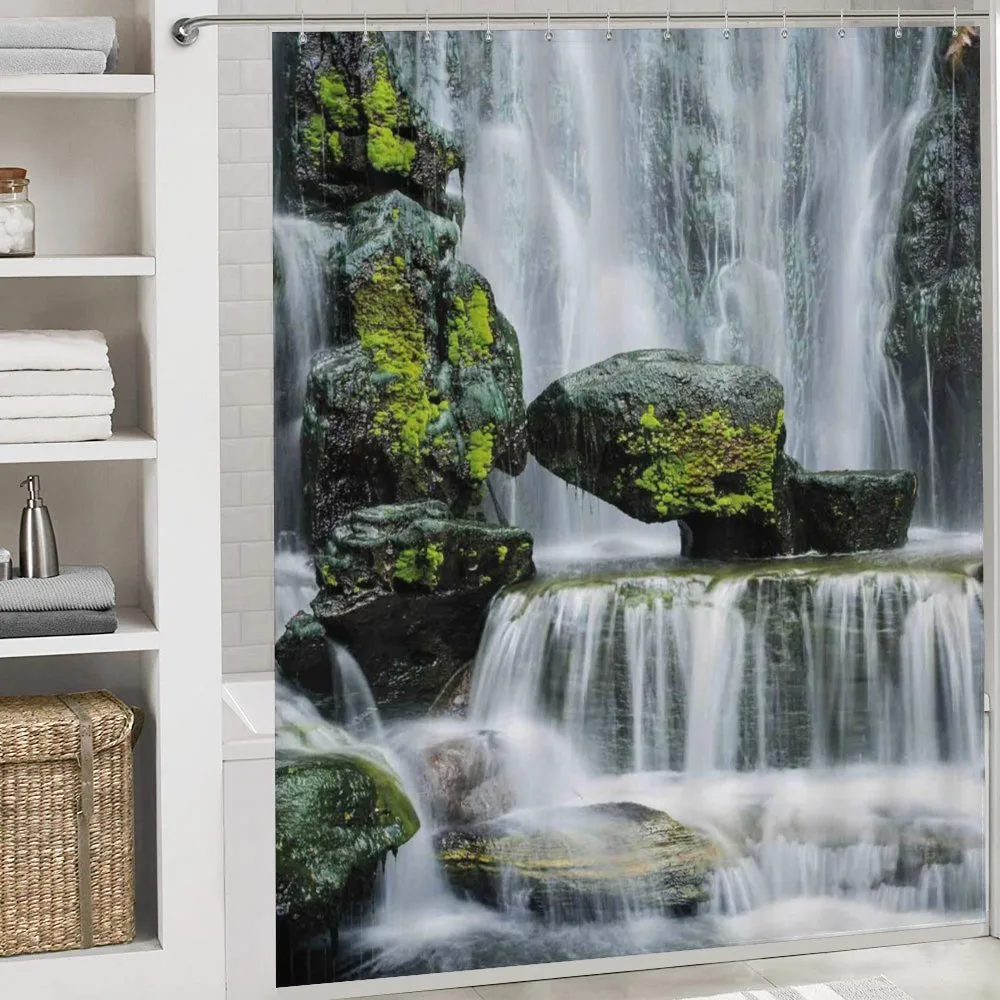 Waterfall with Rocks — Detail 4