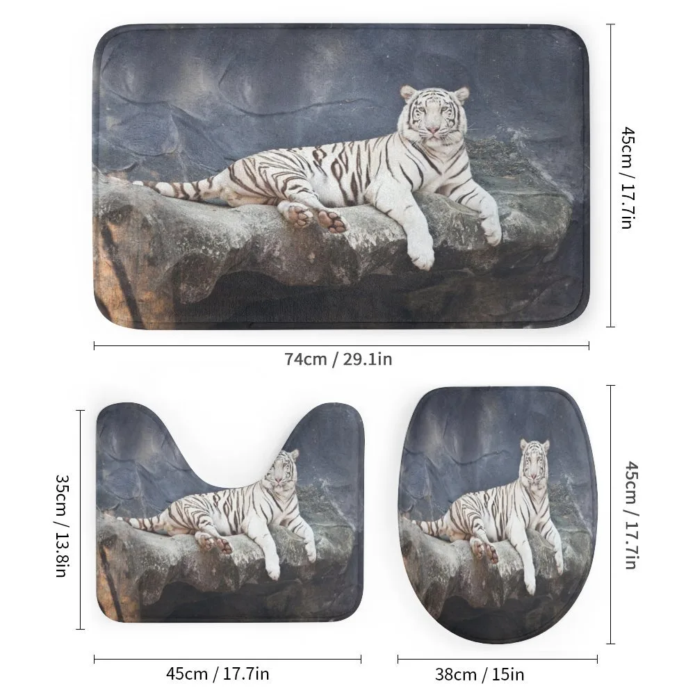 Wildlife Cat on the Rock — Detail 1