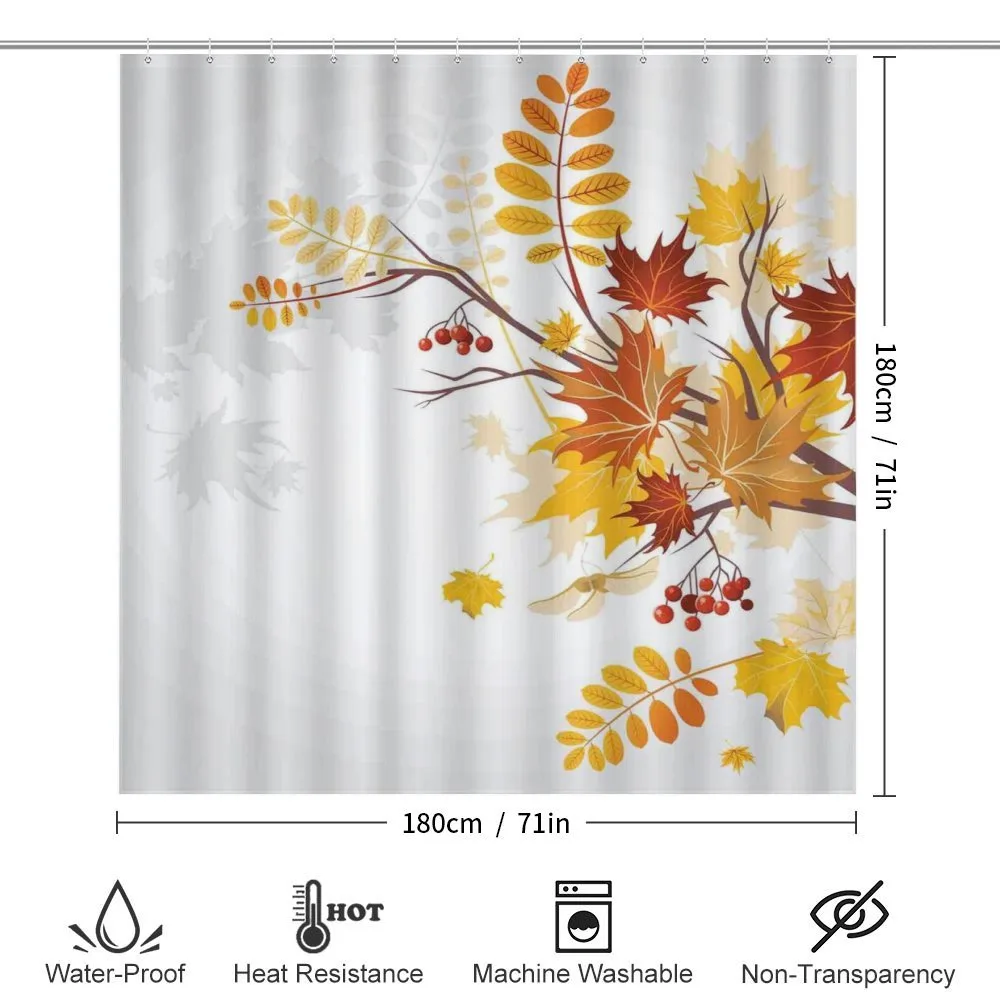 Autumn Themed Faded Leaves — Detail 2