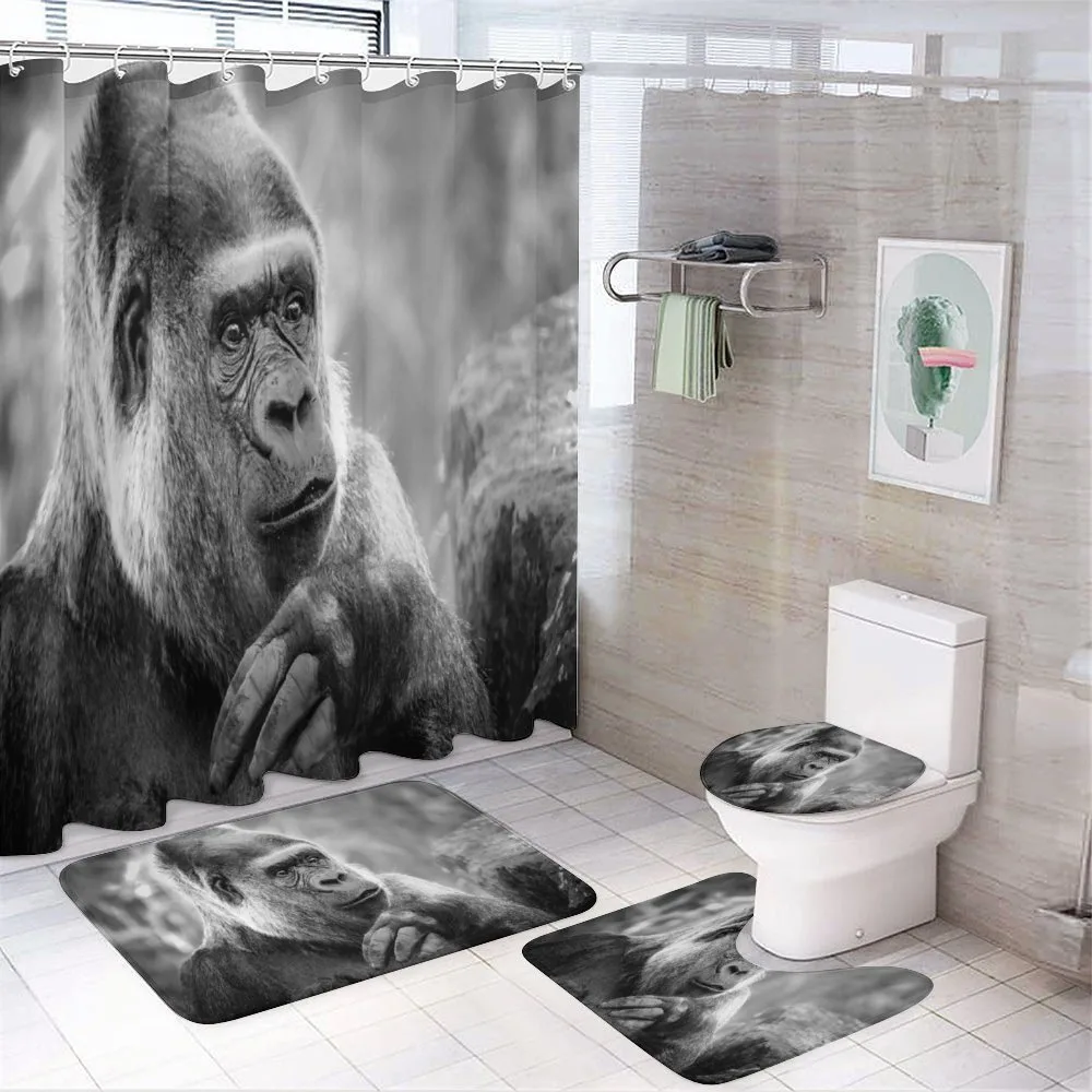Close up Shot Ape Animal — Your design