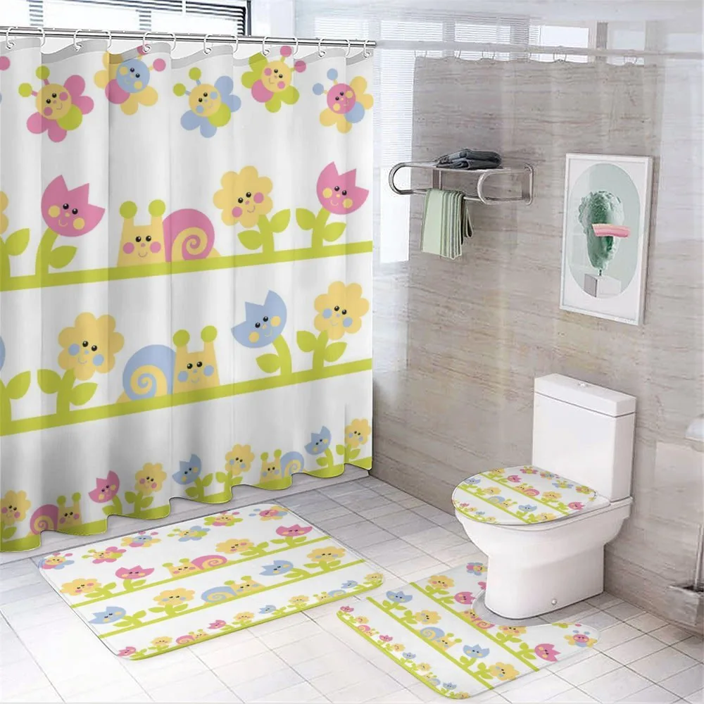 Colorful Cartoon Garden — Your design