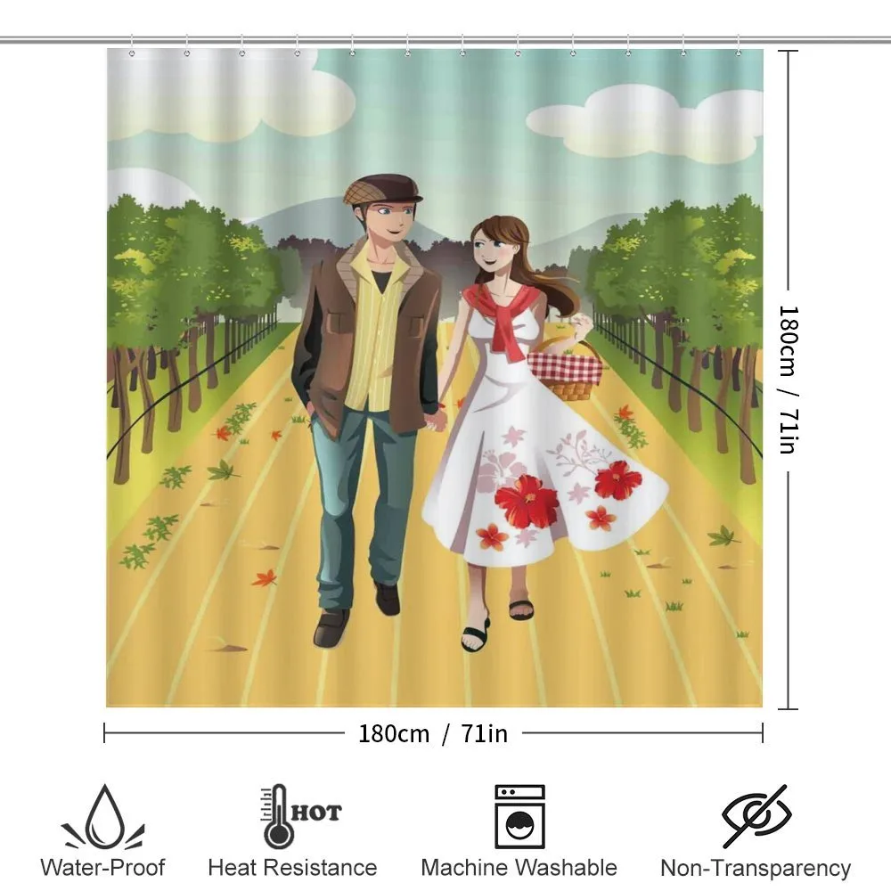 Couple in Vineyard — Detail 2