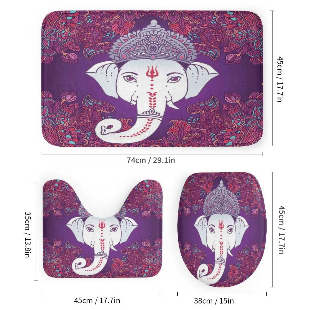 Elephant Floral Design — Detail 1