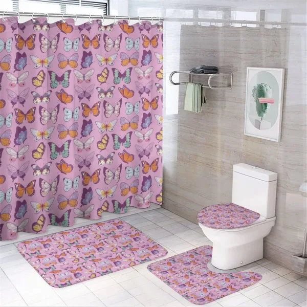 Emperor Butterfly on a shower curtain