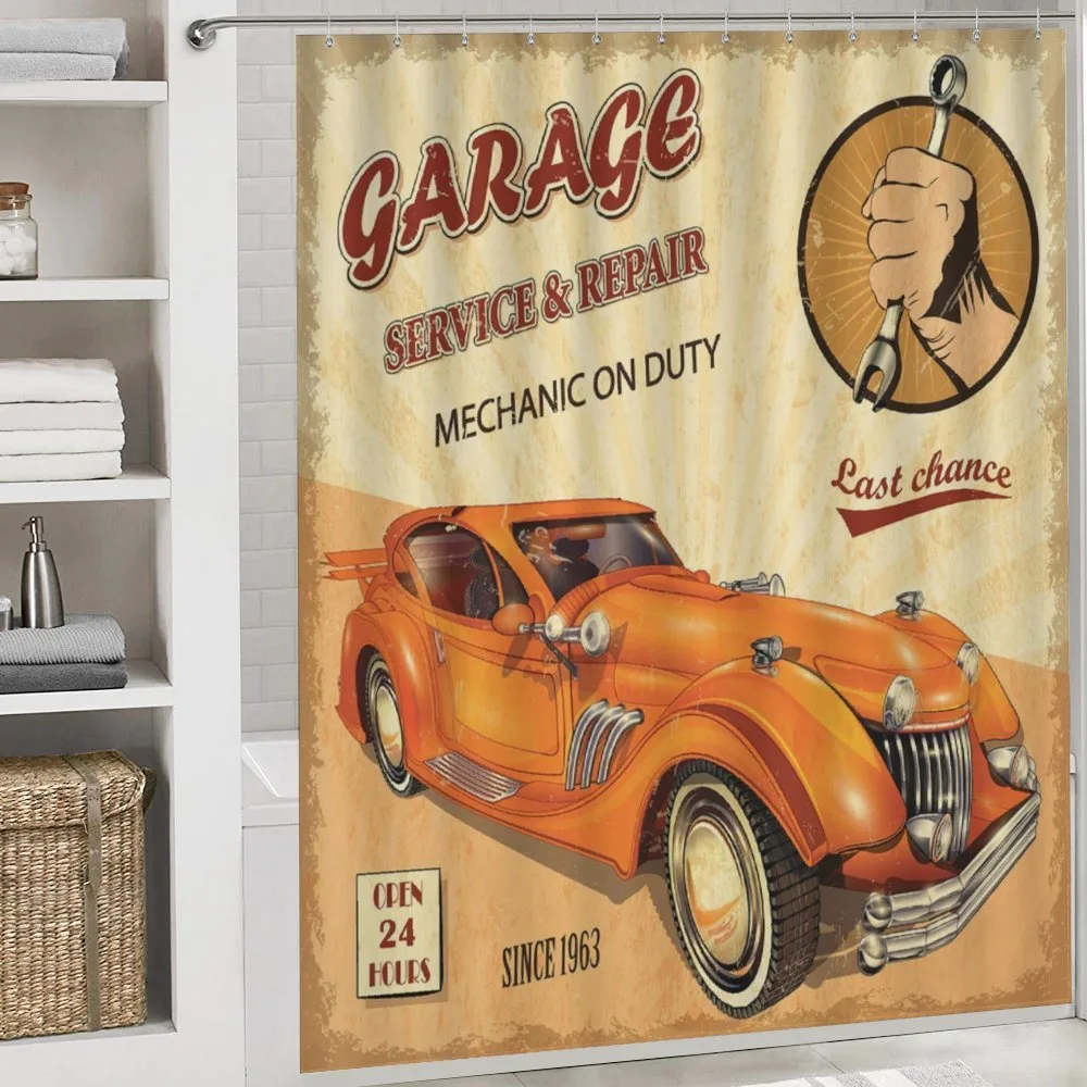 Engine and Mechanic Sign — Detail 4