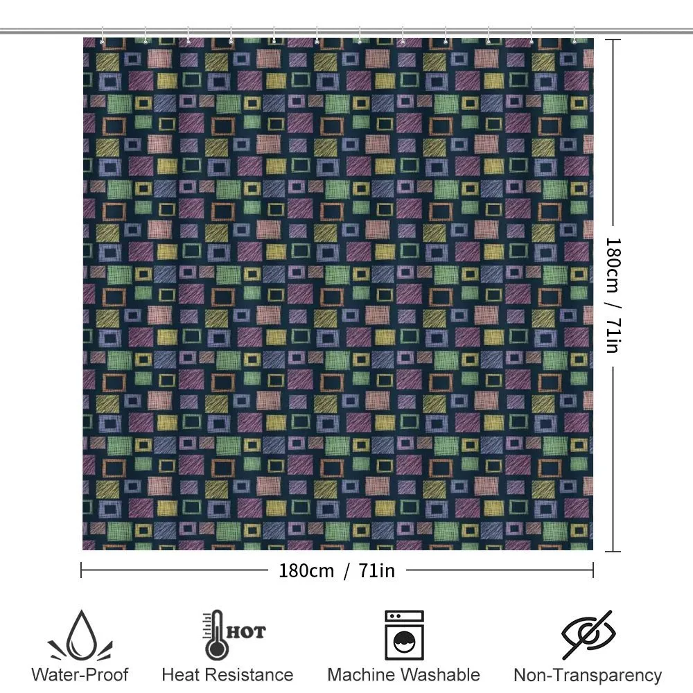 Hand Drawn Squares — Detail 2