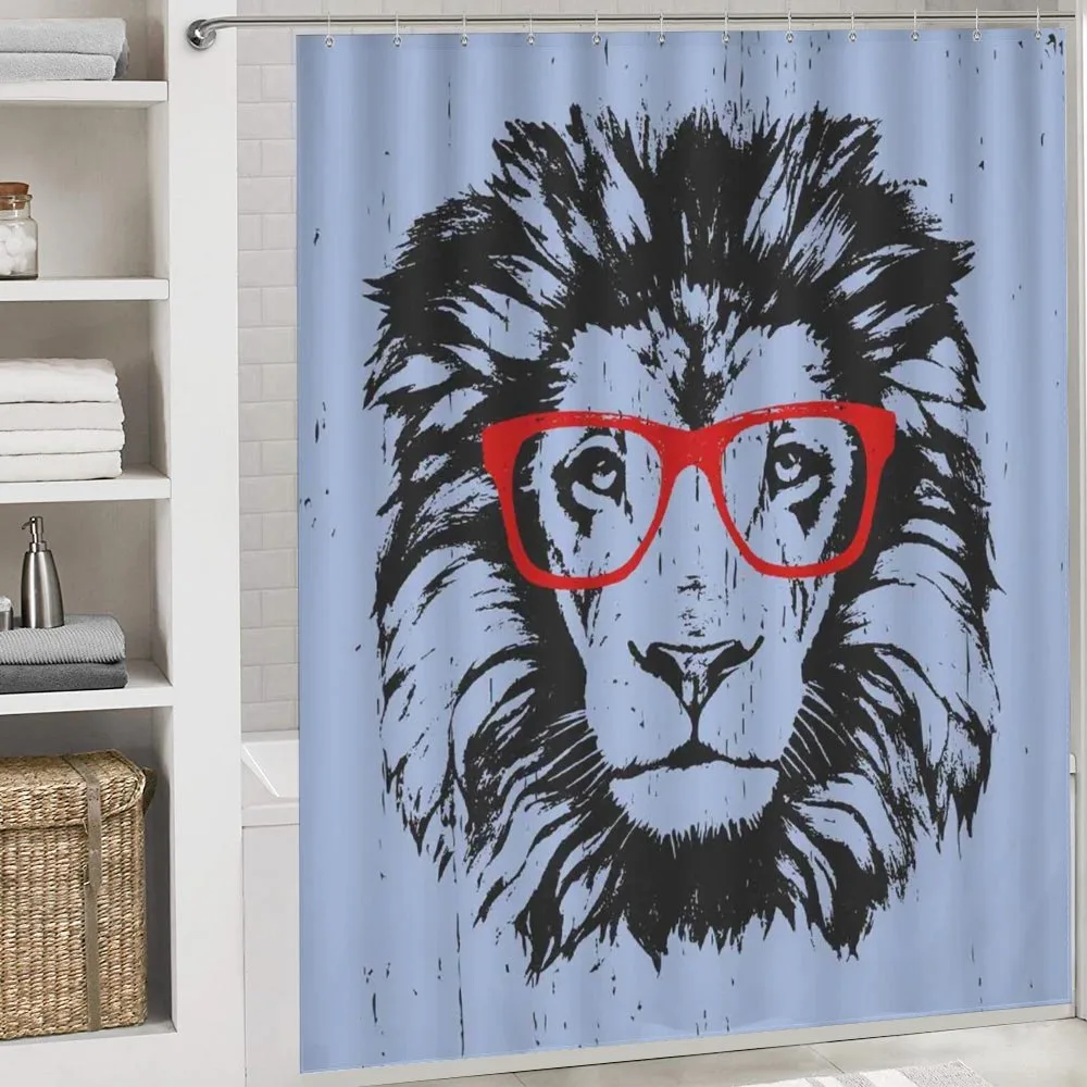 Lion and Hipster Glasses — Detail 4