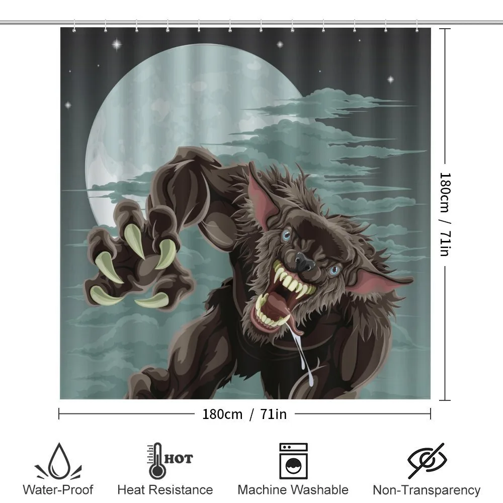 Night Skyline Werewolf — Detail 2