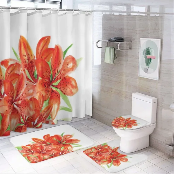 Pastoral Spring on a shower curtain