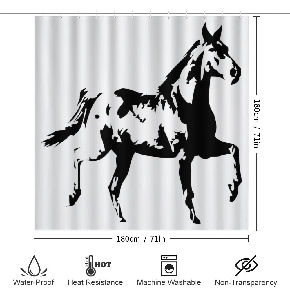 Running Horse Silhouette — Detail 2