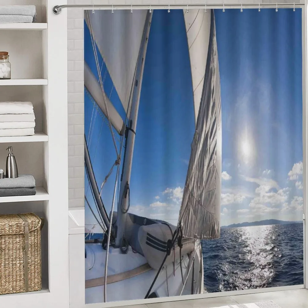 Sailing Boat in Sea — Detail 4