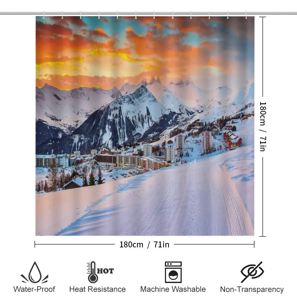 Winter Season Mountain — Detail 2