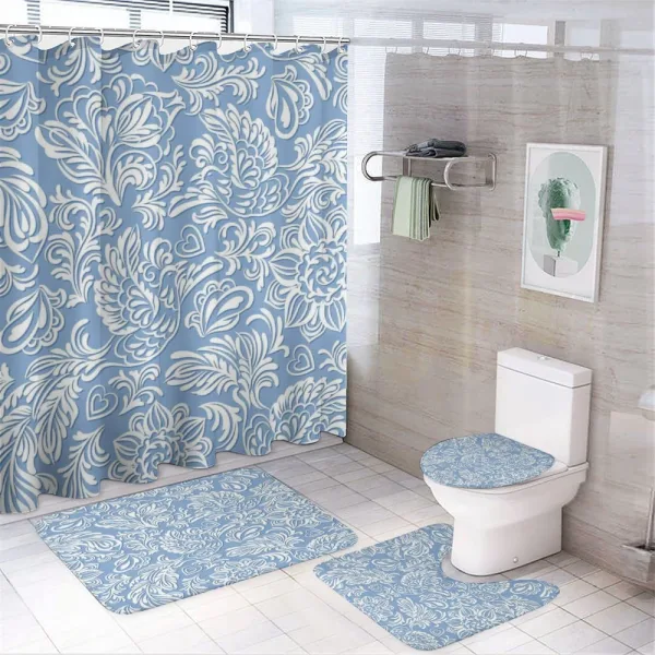 Baroque Classical Rococo on a shower curtain
