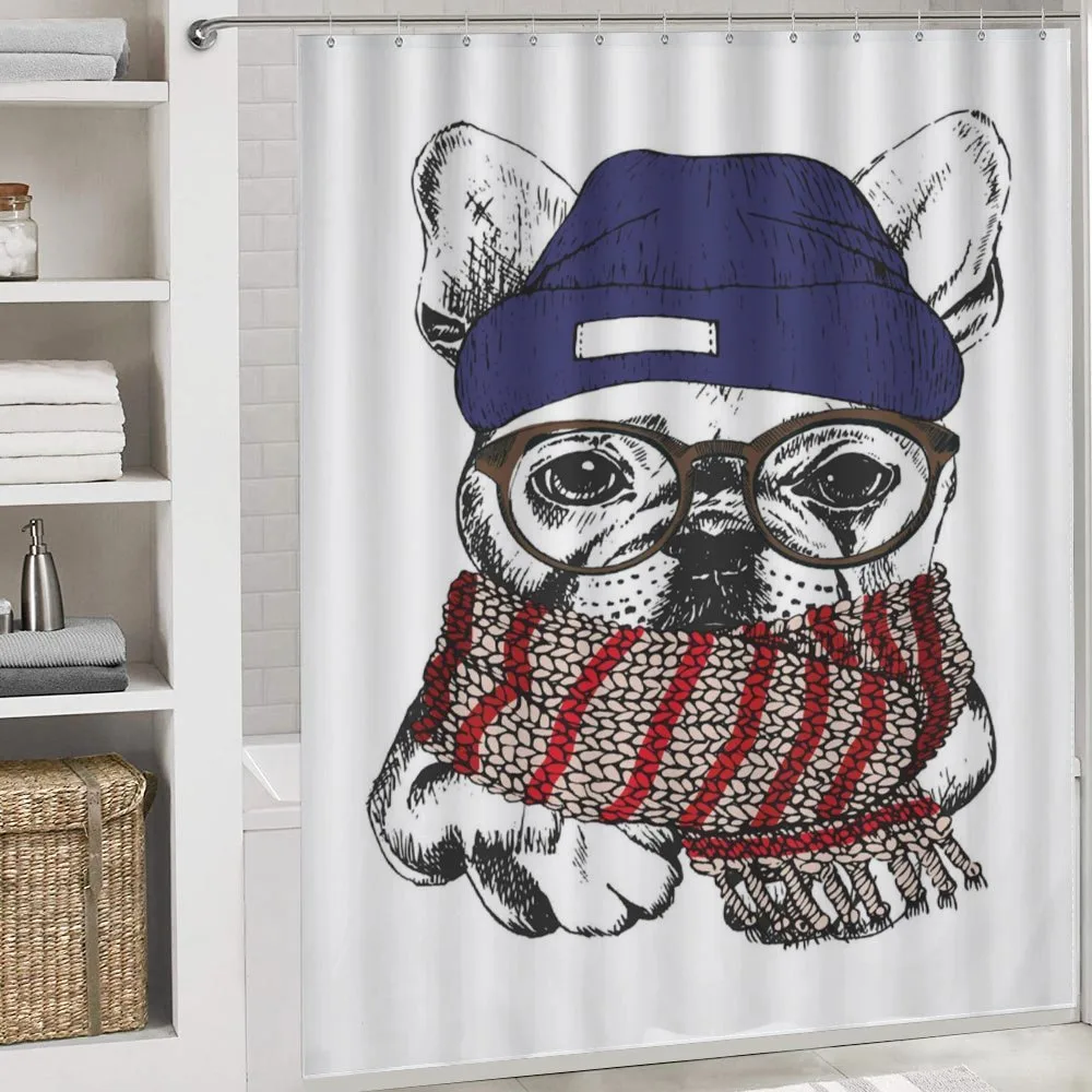 Cozy Hipster Winter Dog — Detail 4