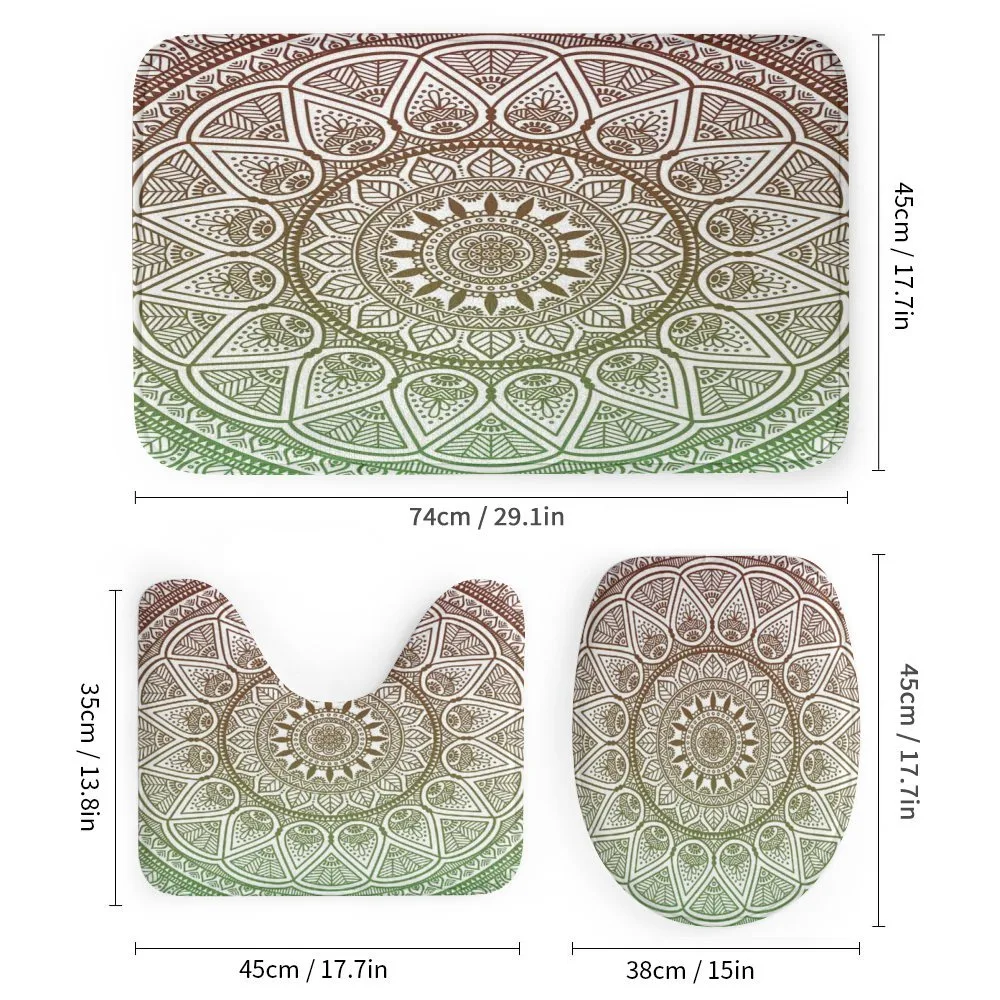 Ethnic Leafy Round Ornate — Detail 1