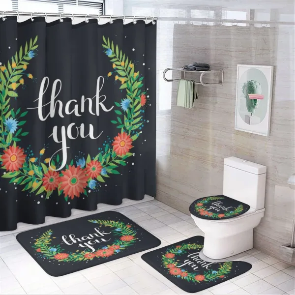 Floral Exotic Feminine on a shower curtain