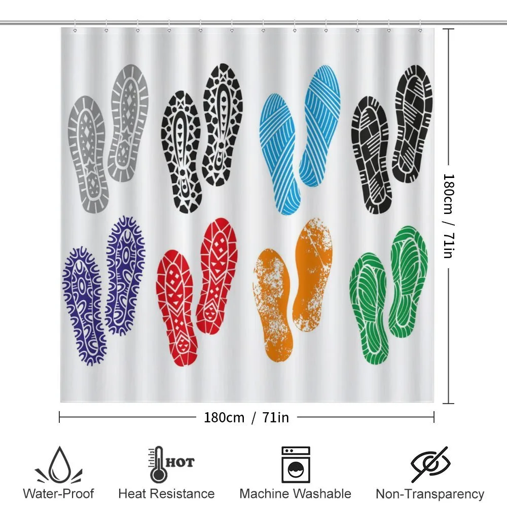 Foot and Shoe Prints — Detail 2