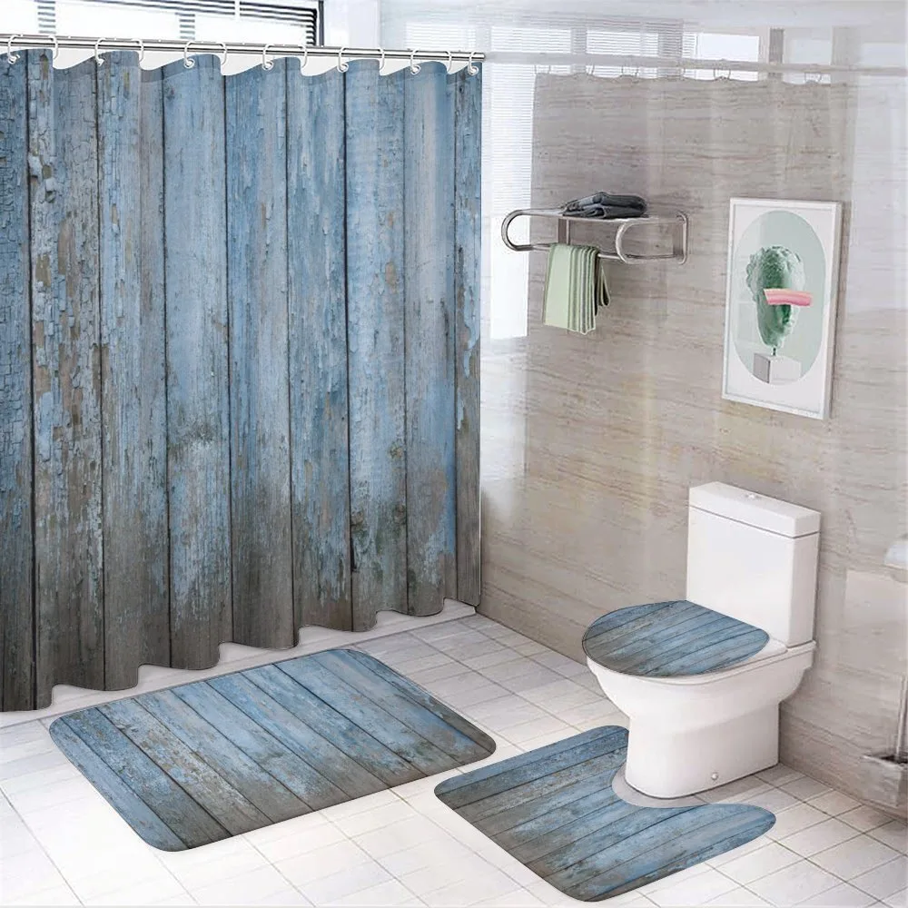 Grungy Painted Wooden Fence — Your design