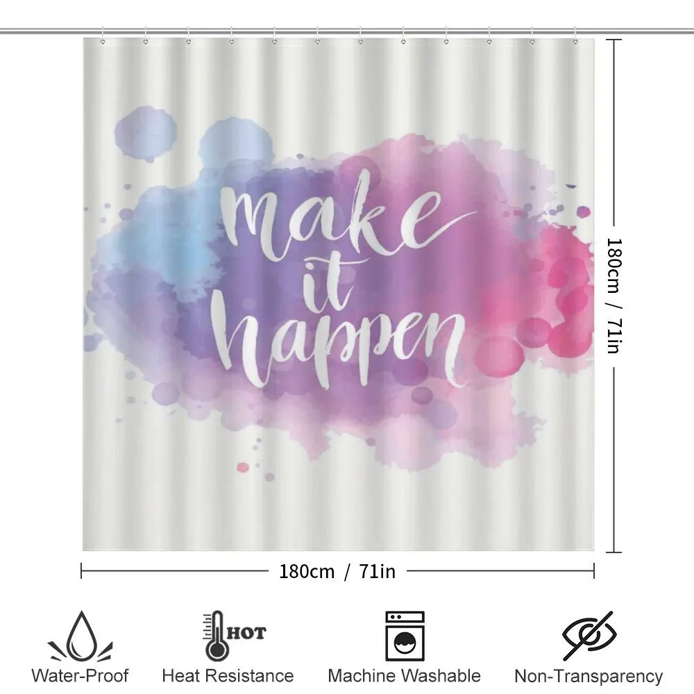 Make It Happen Slogan — Detail 2
