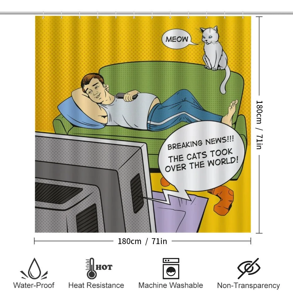 Man TV Cat Comic Book — Detail 2