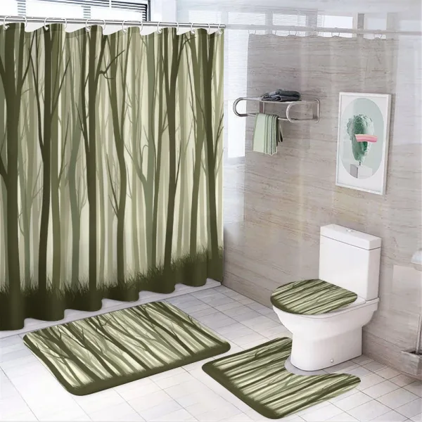 Mother Nature Forest on a shower curtain