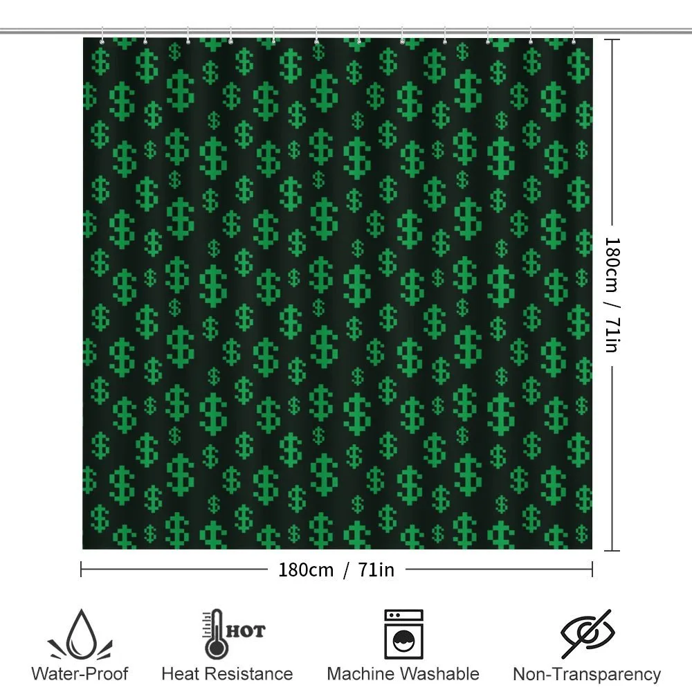 Pixel Art Dollar Pattern — Detail 2