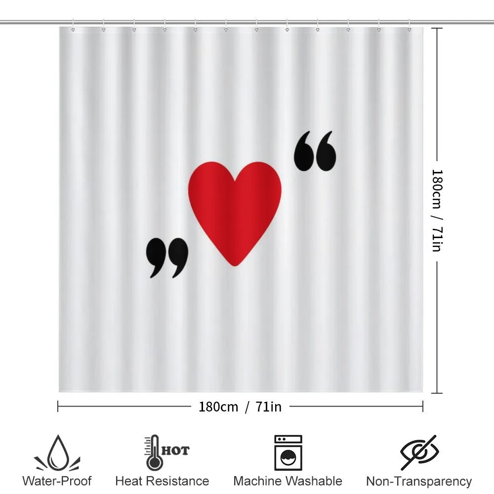 Red Simple Heart — Detail 2