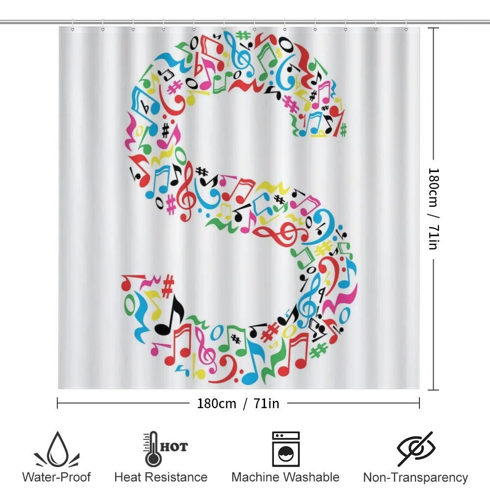 S with Musical Pattern — Detail 2