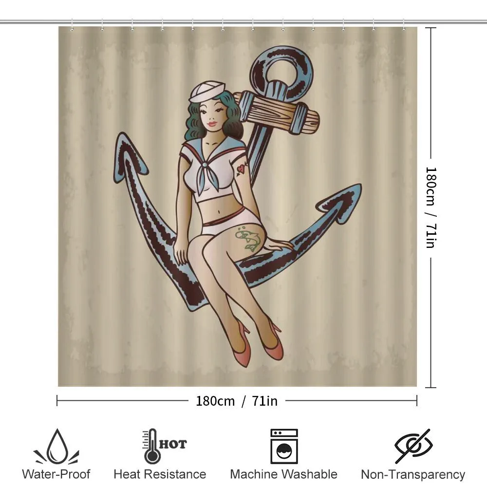 Sailor Pinup Girl Motif — Detail 2