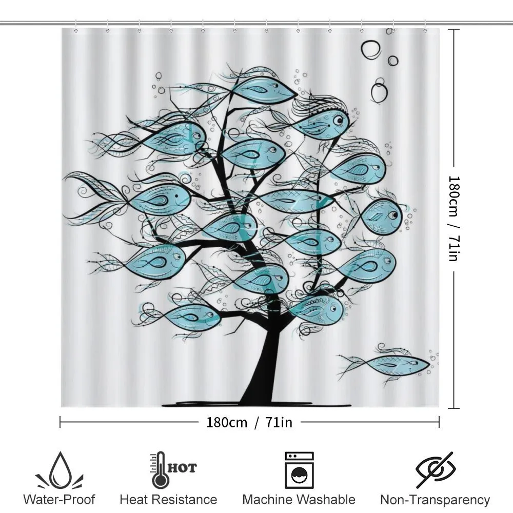 Sea Animals on Tree Theme — Detail 2