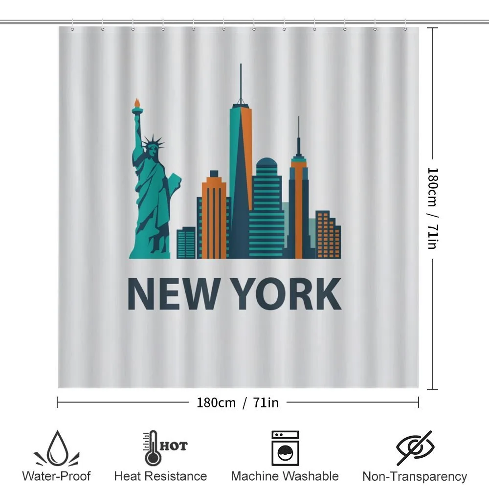 Simple New York Text Landmarks — Detail 2