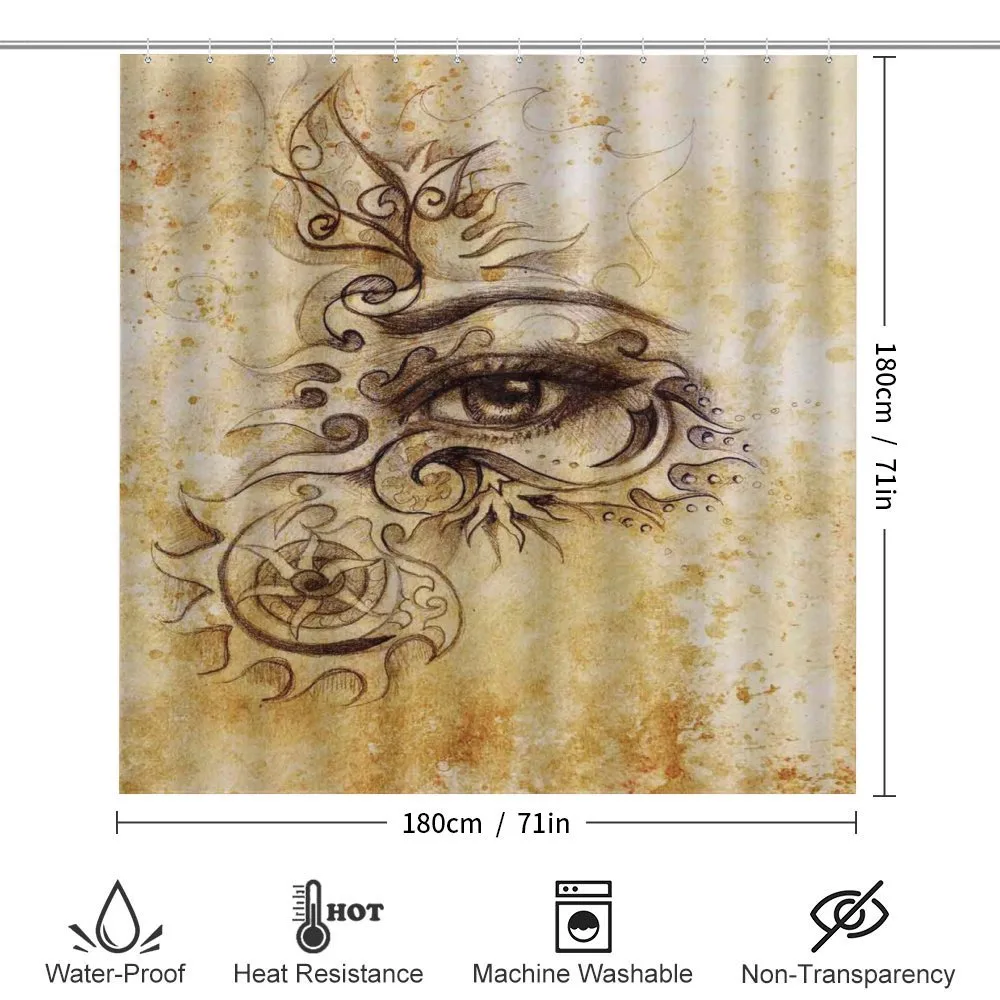 Traditional Hand Drawn Eye — Detail 2