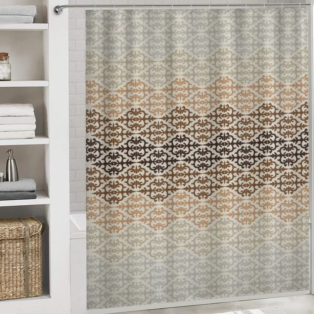 Victorian Pattern in Earth Tones — Detail 4