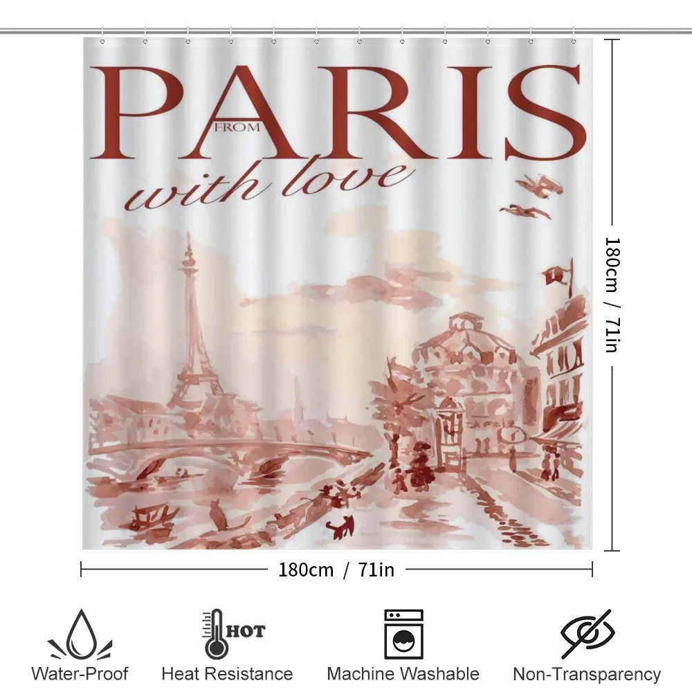 Vintage Watercolor Paris — Detail 2