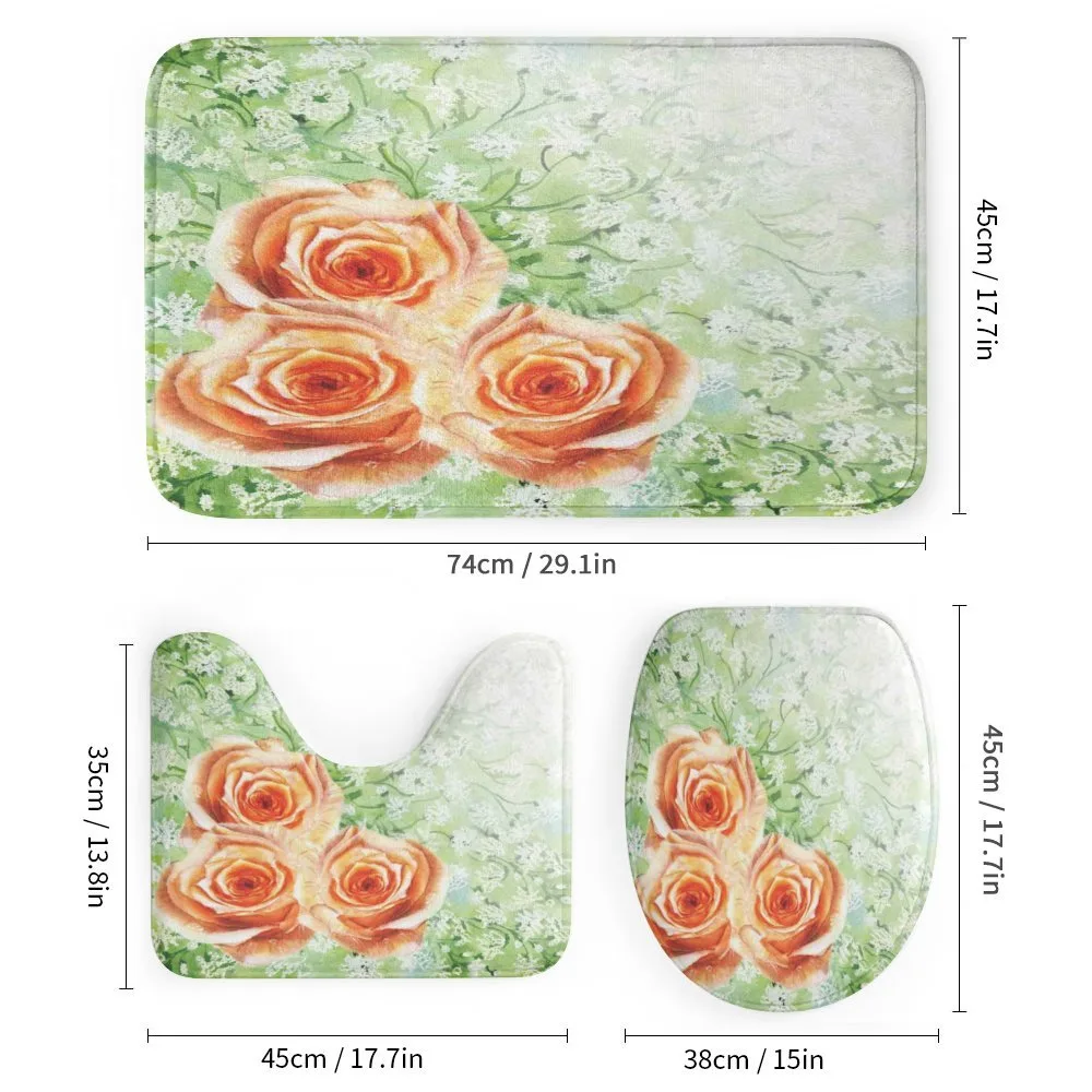 Watercolor Roses — Detail 1