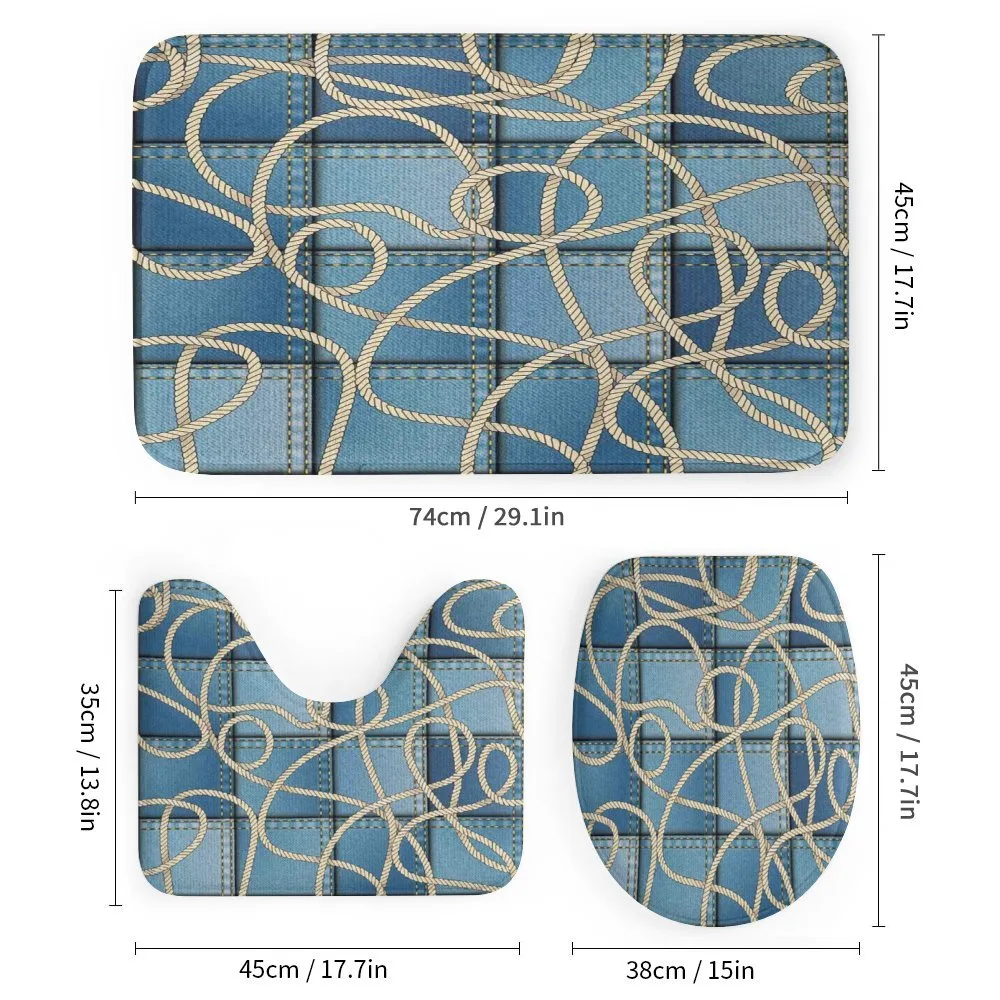 Denim Patchwork Rope — Detail 1