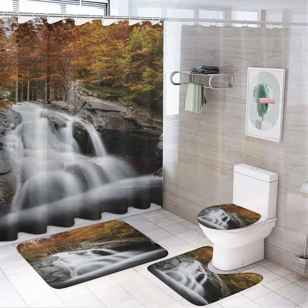Fall Trees with Lake — Your design