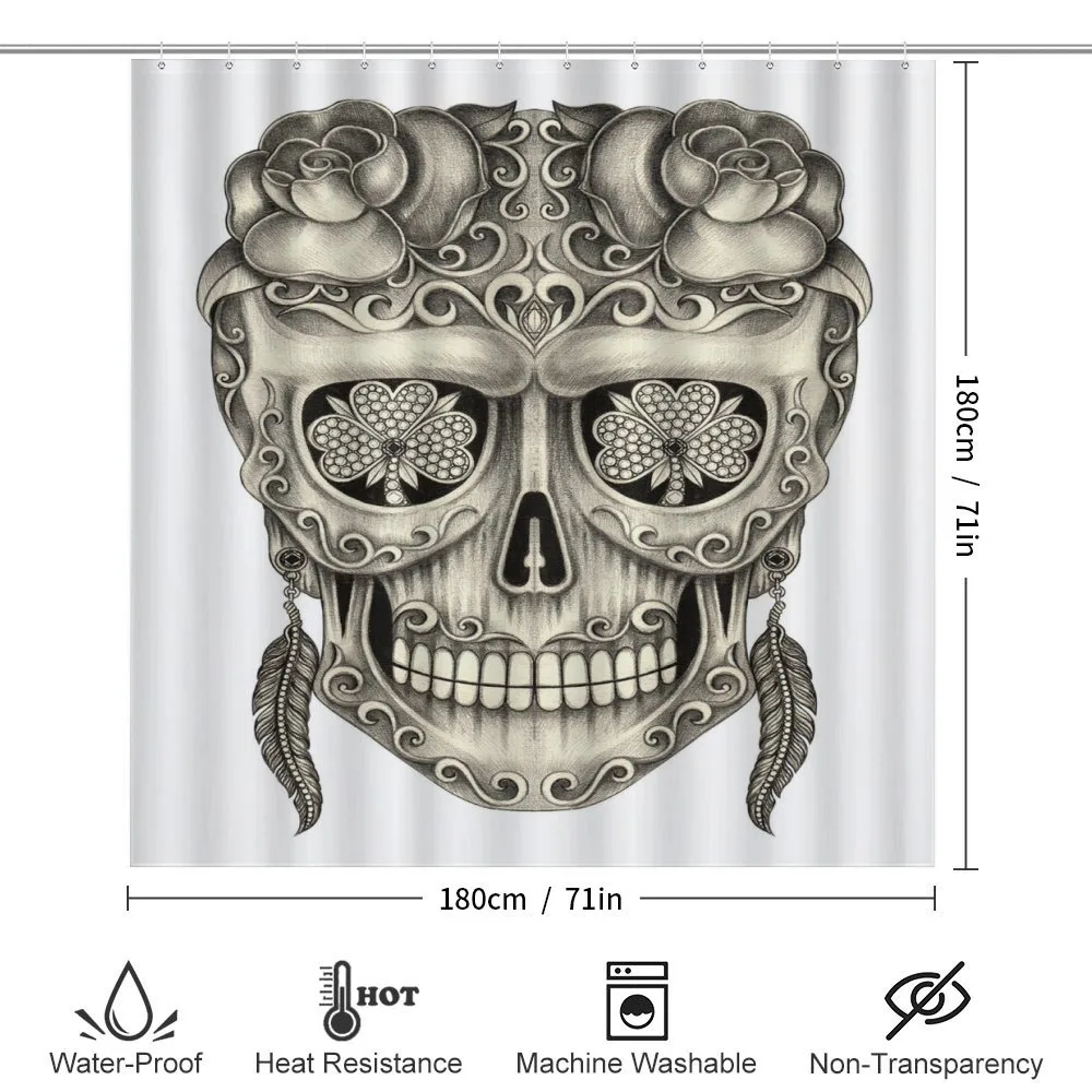 Floral Sugar Skull — Detail 2