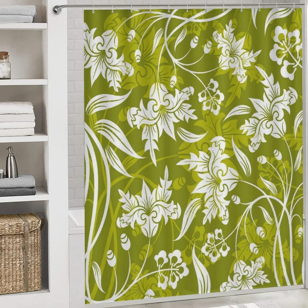 Green Flower Pattern — Detail 4