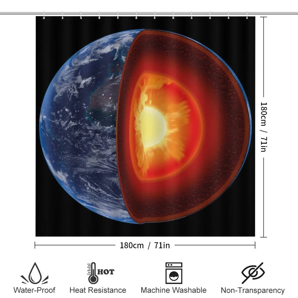Hot Burning Earth Core — Detail 2