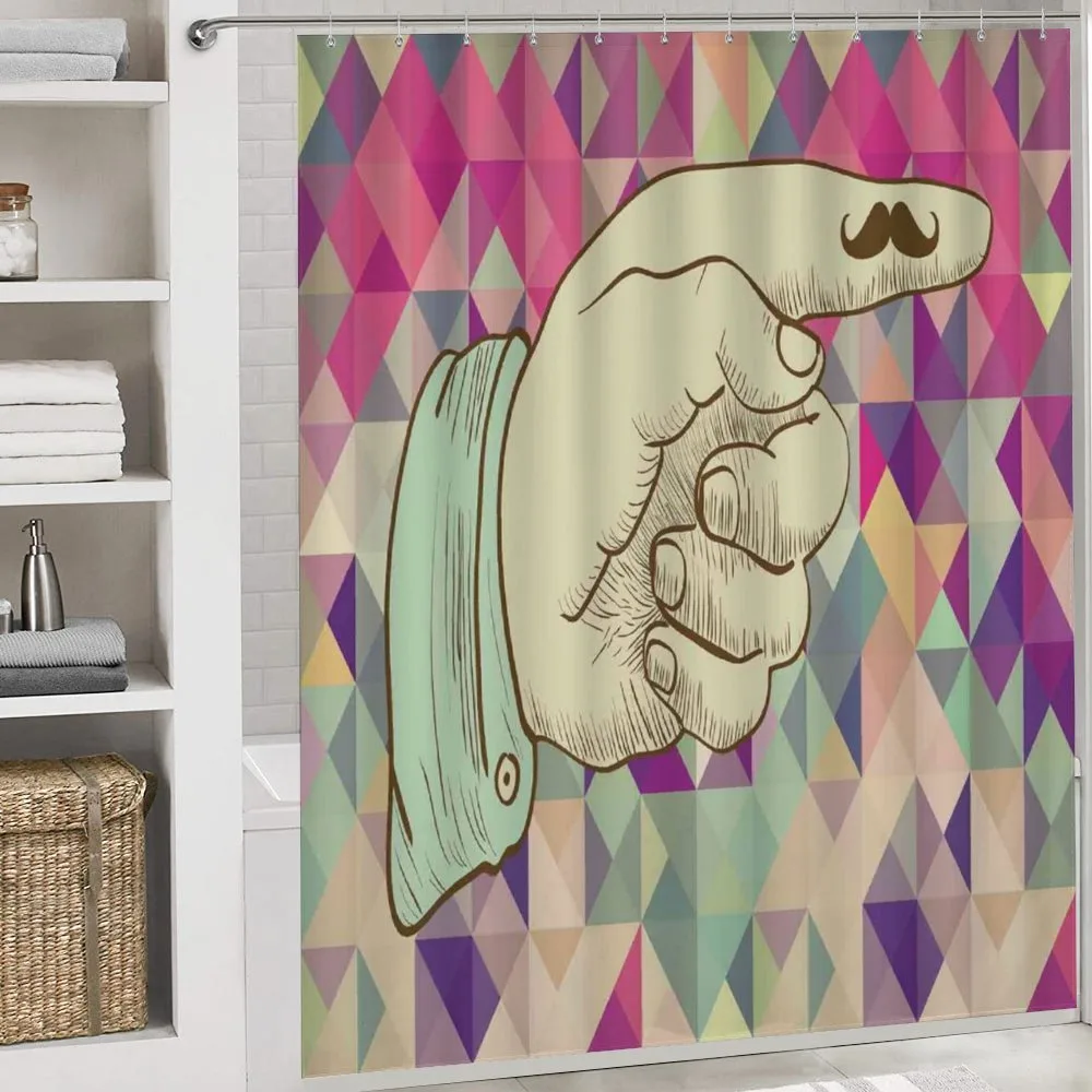 Human Hand Mustache — Detail 4