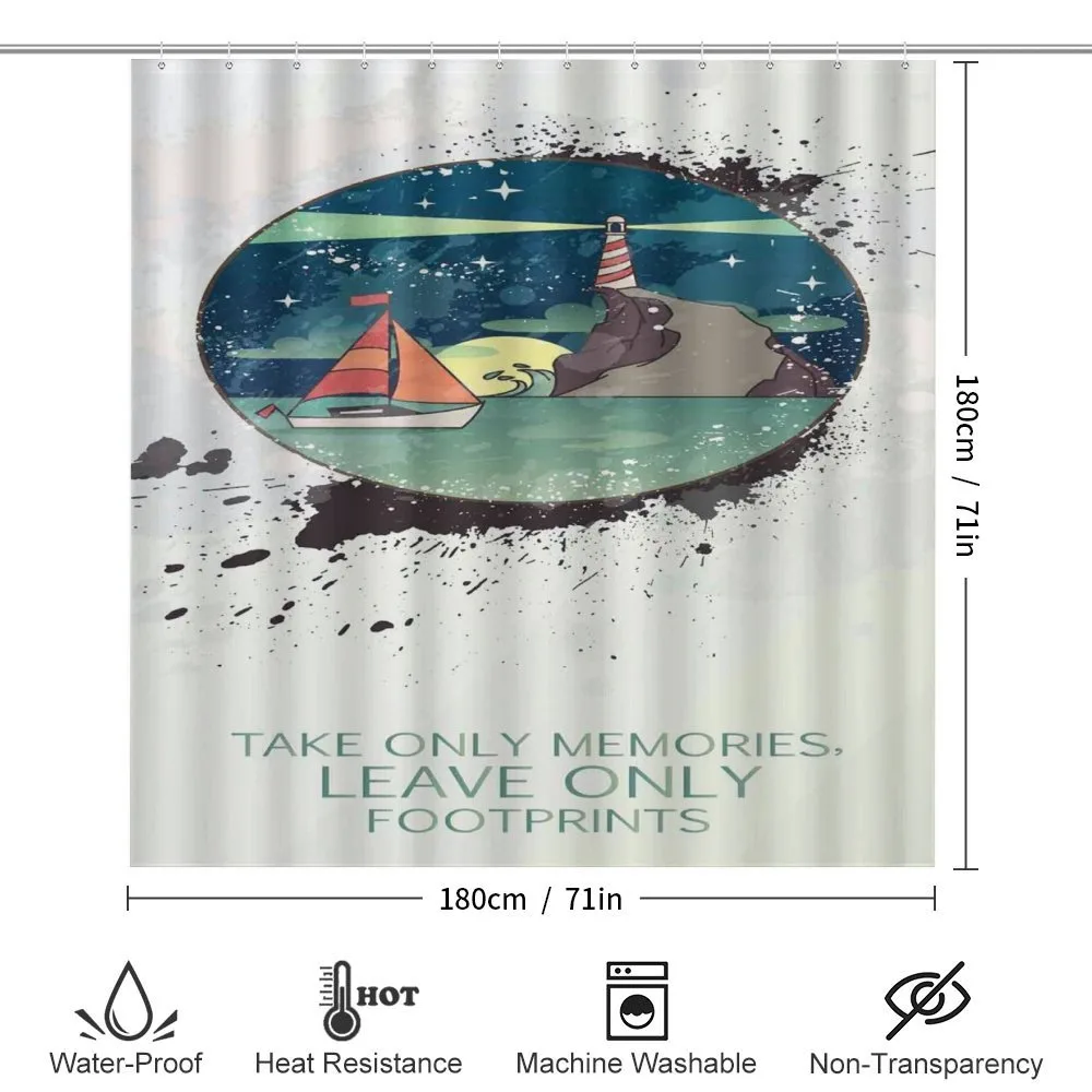 Lighthouse Sailboat — Detail 2