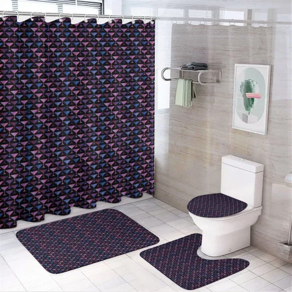 Martini Glass Cocktail on a shower curtain